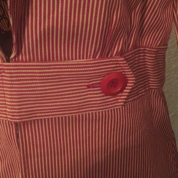 🐝 NWT brick red and cream blazer - Juniors - Picture 3 of 8